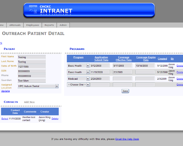 Custom Intranet